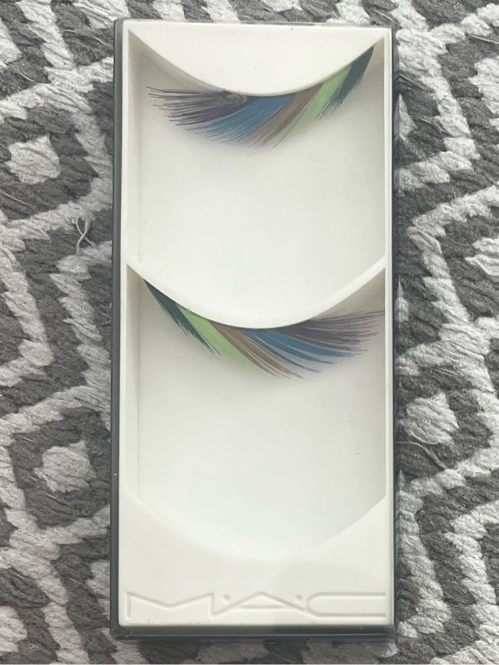 MAC Cosmetics Multicolor False Lashes in Blue, Green, Purple, Plus. Dramatic.NEW